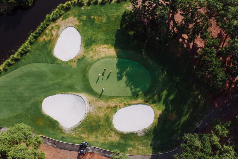 Aerial Golf Drone Photography with Clubhouse Solutions, Melbourne Australia